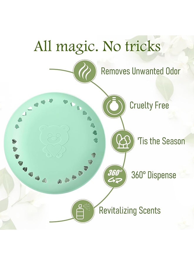 5 Pcs Air Freshener Whole Home Long Passive Essential Solid Diffuser Lasting Fragrance Air Freshener Beads Adhesive HVAC Vent Filter Scents House Fragrance System - Image 3